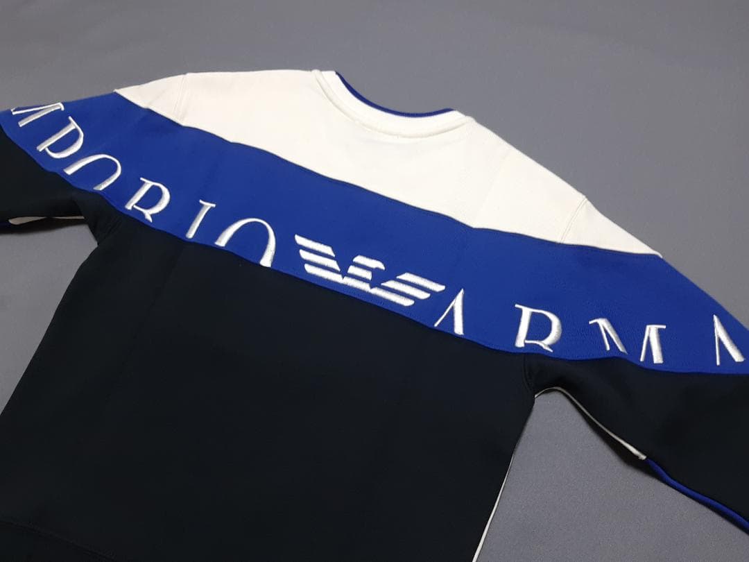 新品・値下げ】エンポリオアルマーニ/ジュニア 刺繍スウェット 14A・14