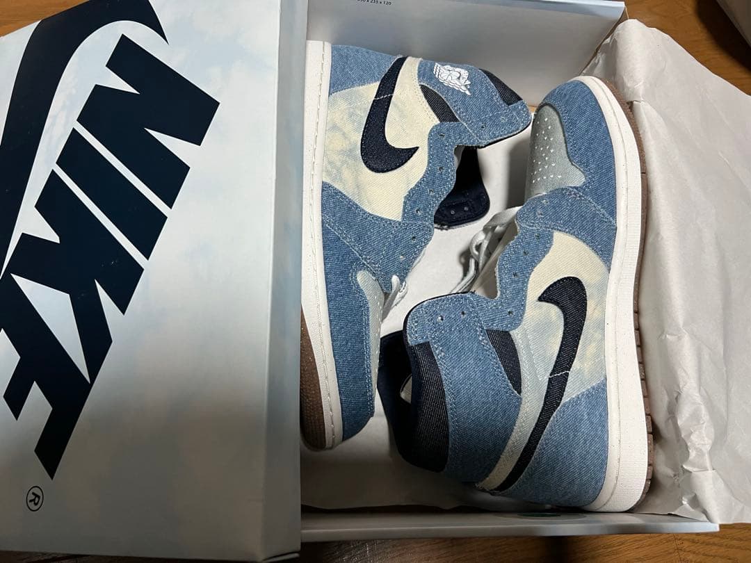 【NIKE】ナイキ エアジョーダン1 レトロ ハイ OG \"デニム\" 27.5㎝
