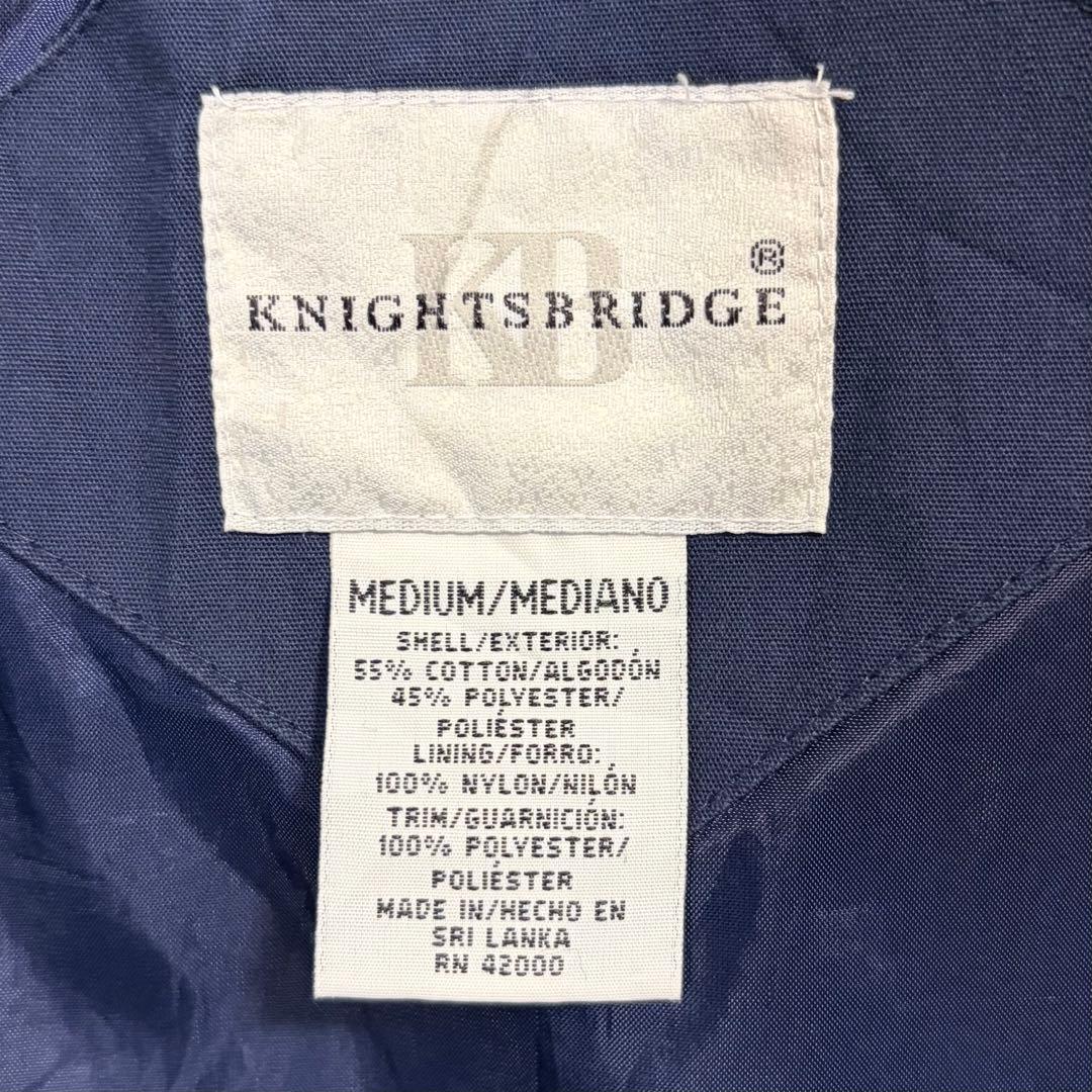 KNIGHTSBRIDGEダービージャケットMネイビー90s短丈ブルゾン - メルカリ