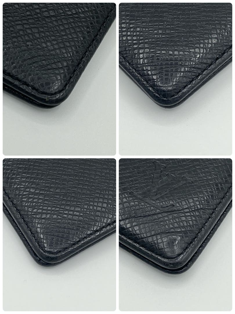 ルイヴィトン タイガ 札入れ 黒 - メルカリ