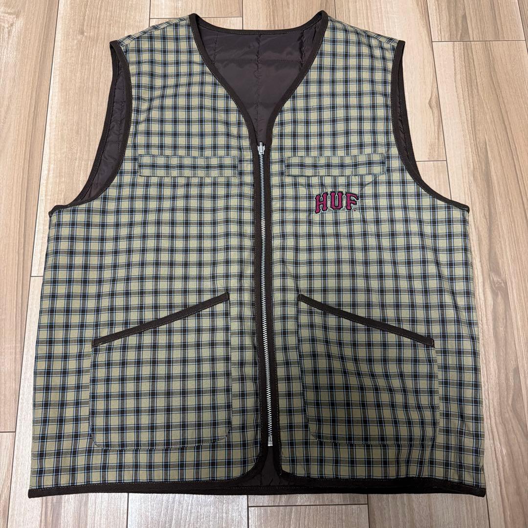 HUF リバーシブルベスト 楽天市場】HUF POYNTER REVERSIBLE VEST [ハフ ポインターリバーシブル