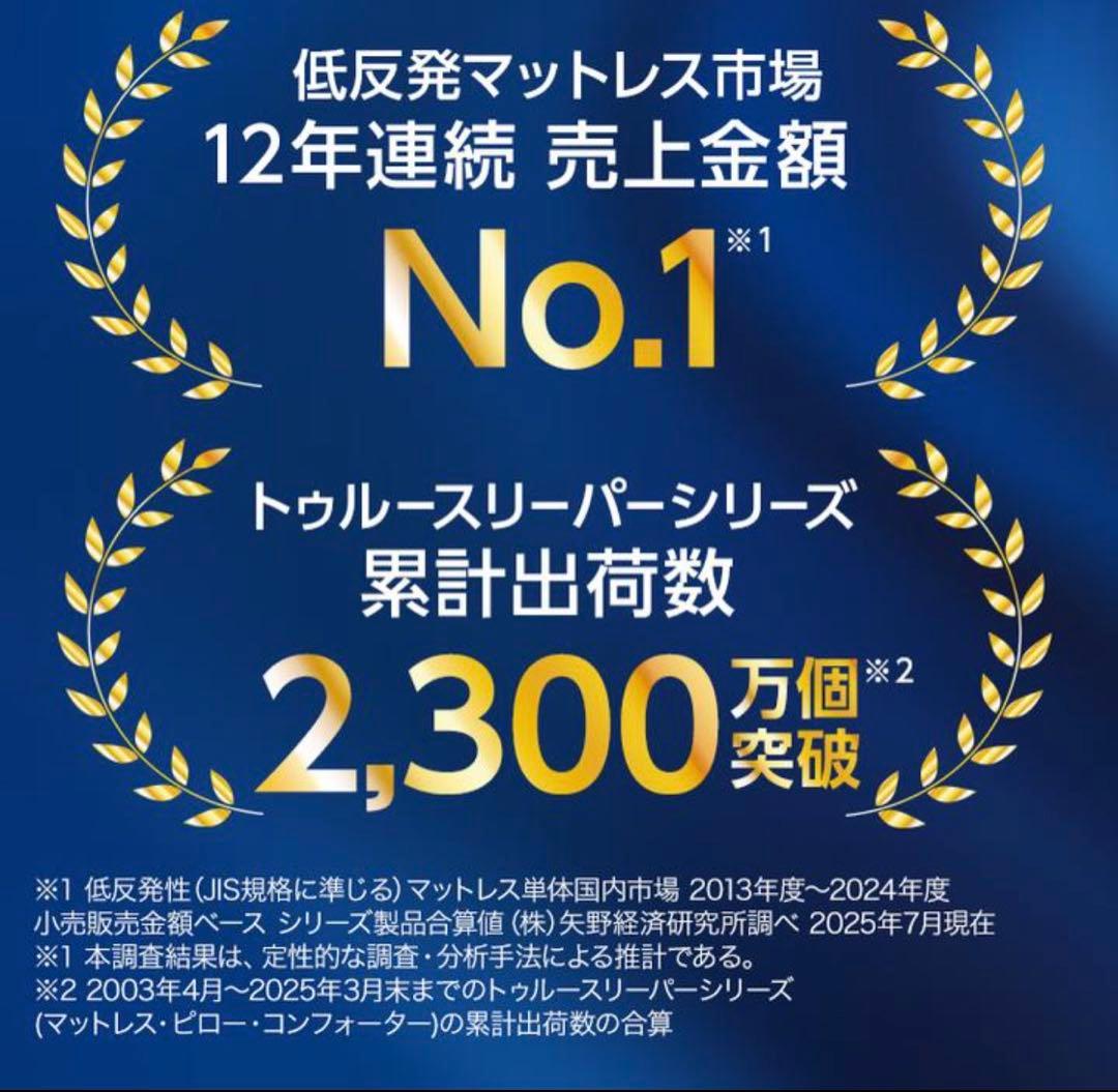 即発送】トゥルースリーパー プレミアム(厚さ5cm) シングル低反発