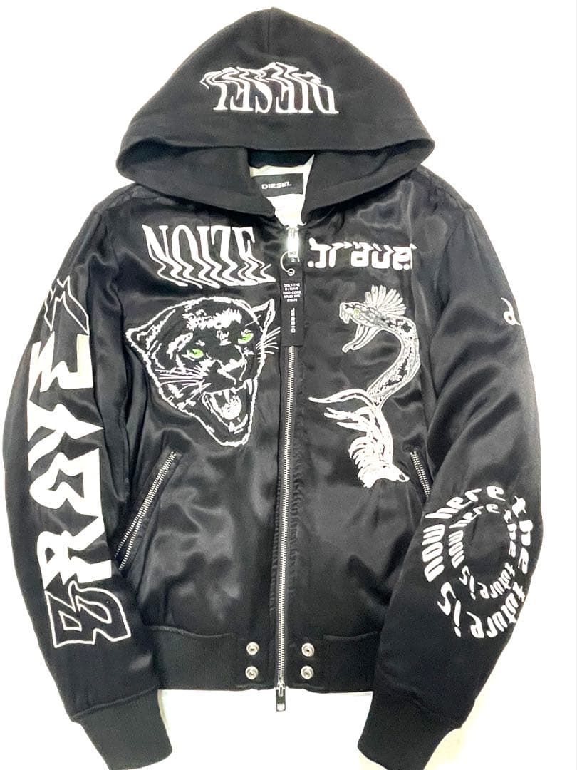 【美品】　DIESEL スタジャン　アウター DIESEL（ディーゼル） スタジャン アウター オーバルD ウール