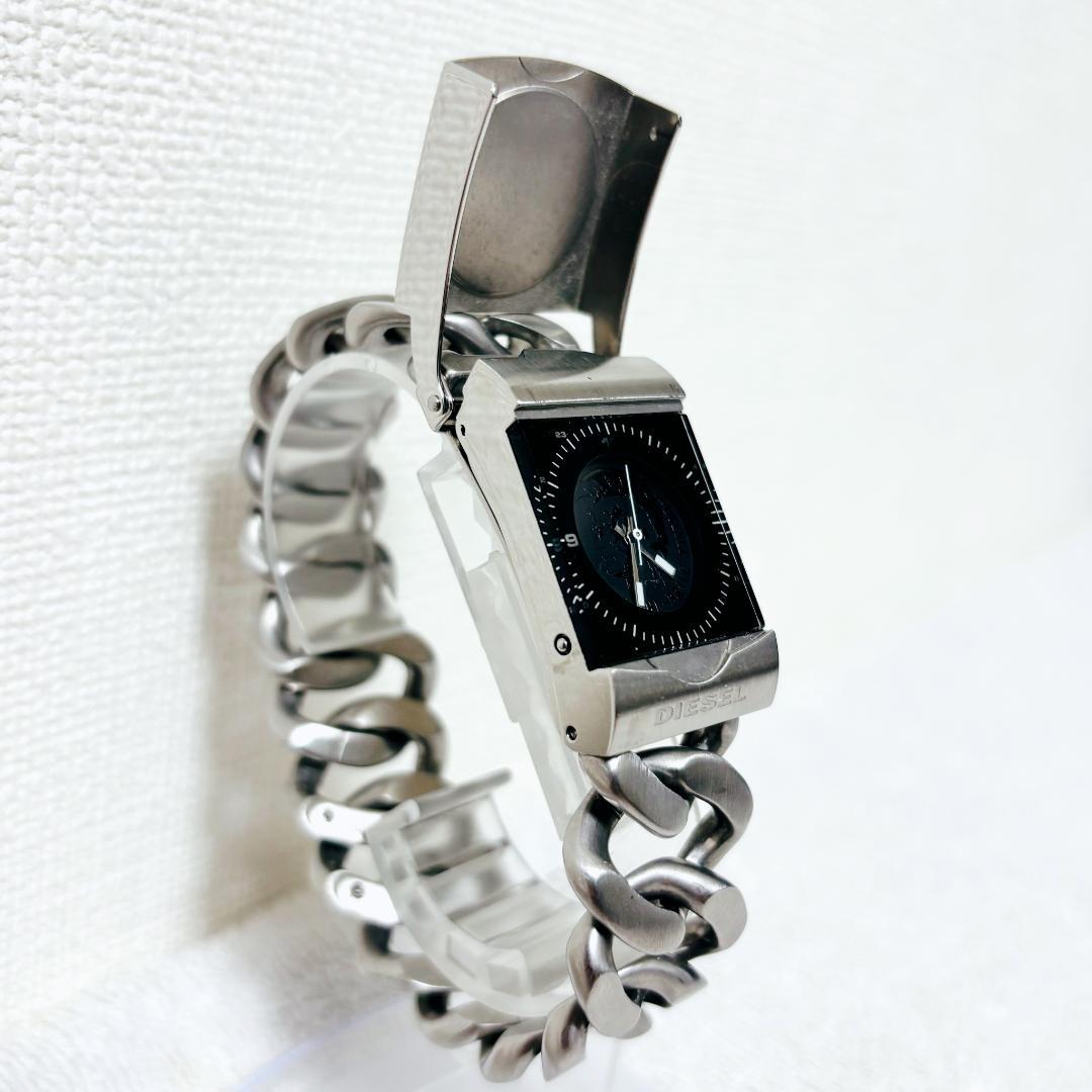 激レア】ディーゼル DZ-1144 シルバー 動作良好 腕時計 y2k - メルカリ