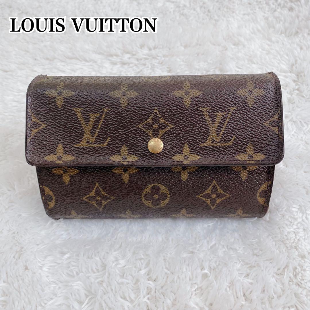 ルイヴィトン 三つ折り財布 ポルトトレゾールエテュイパピエ