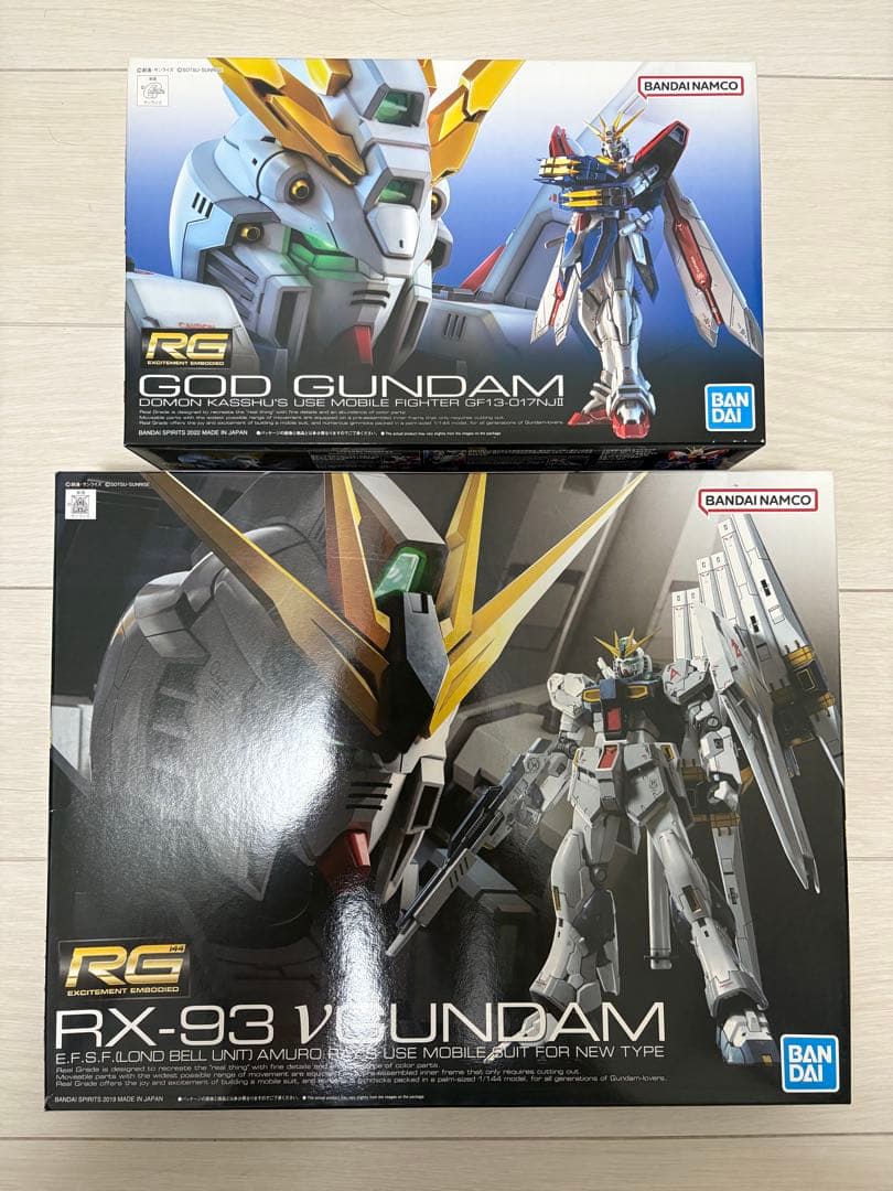 RGセット RG Zeta Gundam 1/144 scale Model Kit Bandai Hobbycolor-coded