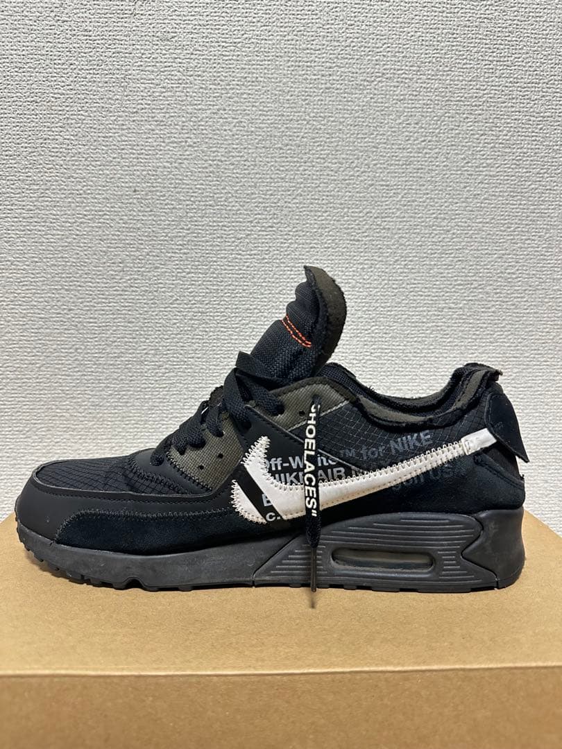 NIKE airmax90×off-white 27.5cm