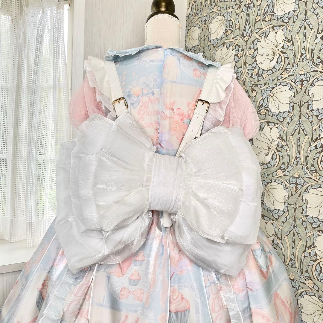 ロリィタ リュック リボン型 バッグ BOGUTA ホワイト 天使 白 可愛い