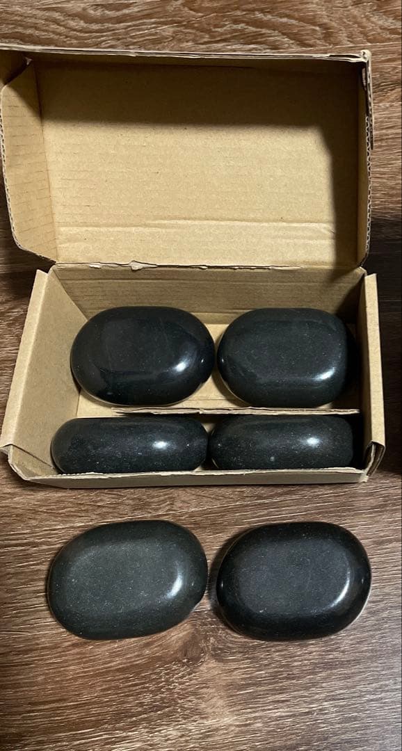 玄武岩ホットストーンラージ6個セット - メルカリ