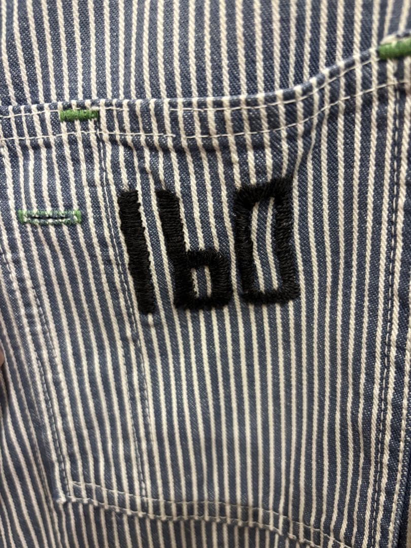 70-80sOshKosh ストライプ カバーオール ヒッコリー