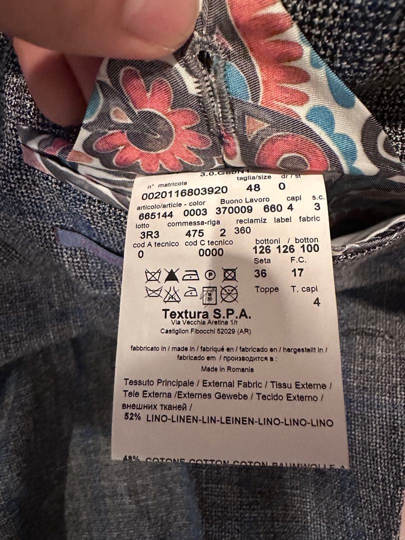 0*当様 Orazioジャケット【本切羽】