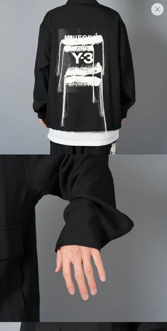 ひ*う様 Y-3 M SP PUN COACH ブラック ジャケット、ブルゾン - メルカリ