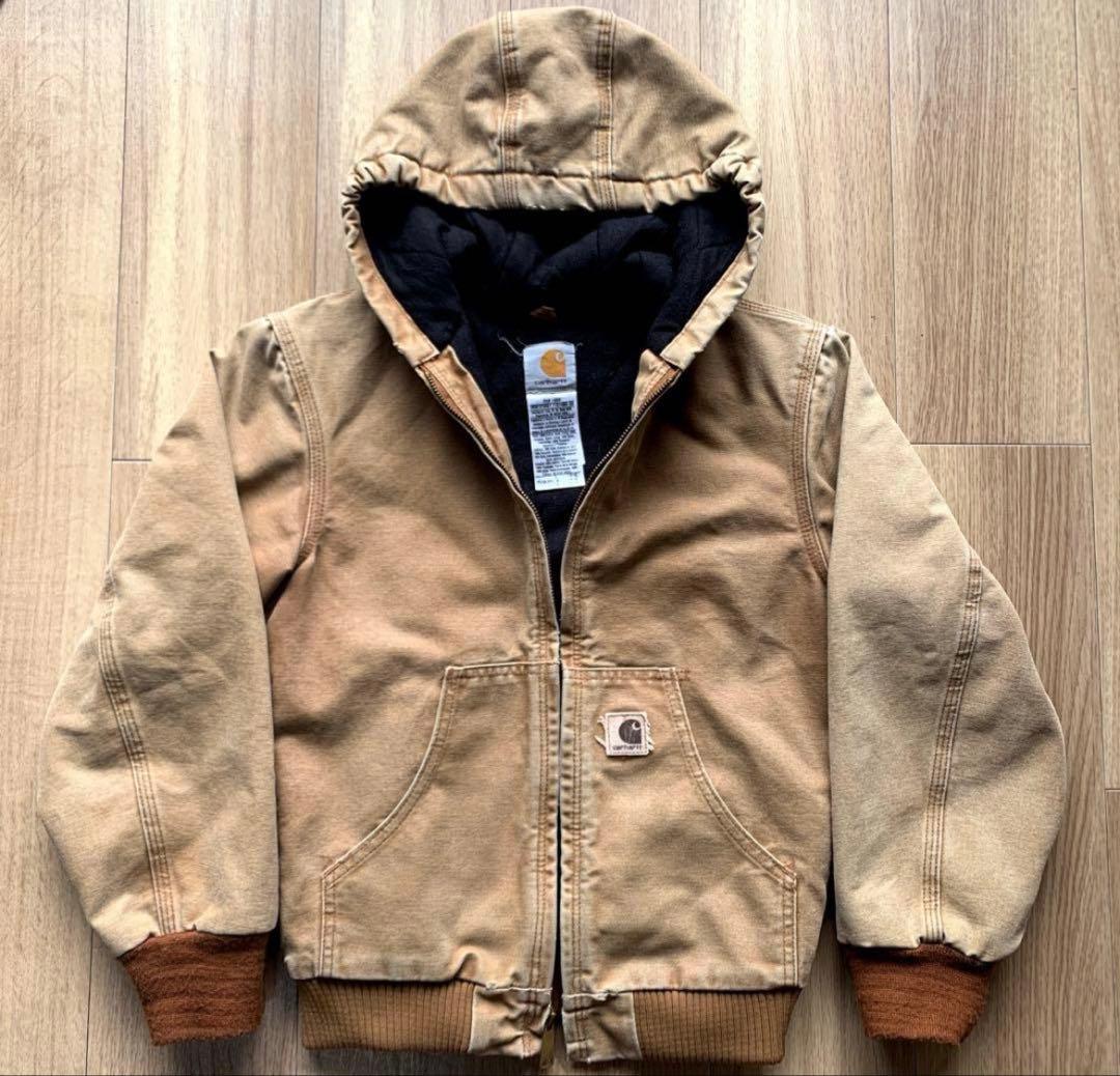 海*ト様 00s Carhartt アクティブパーカー アクティブジャケット メ Carhartt（カーハート） ブルゾン アウター フランネル裏地付きダック