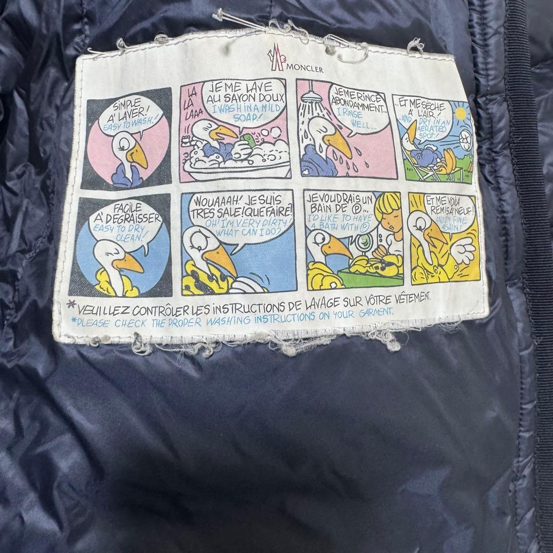 即完売モデル】 極美品！モンクレール HERMINE ダウン ロゴワッペン