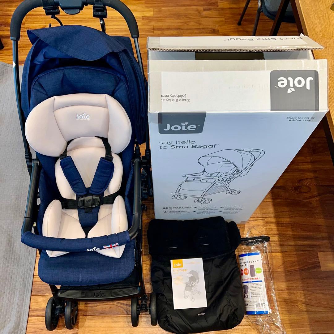 美品 Joie ベビーカー スマバギ エクリプス ネイビー フットマフ フック付 Joie ベビーカー スマバギ（エクリプス ネイビー）」について