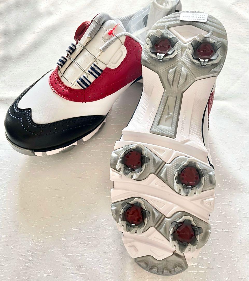 【新品】mizuno ミズノ レディース ゴルフシューズ スパイク 23.5cm