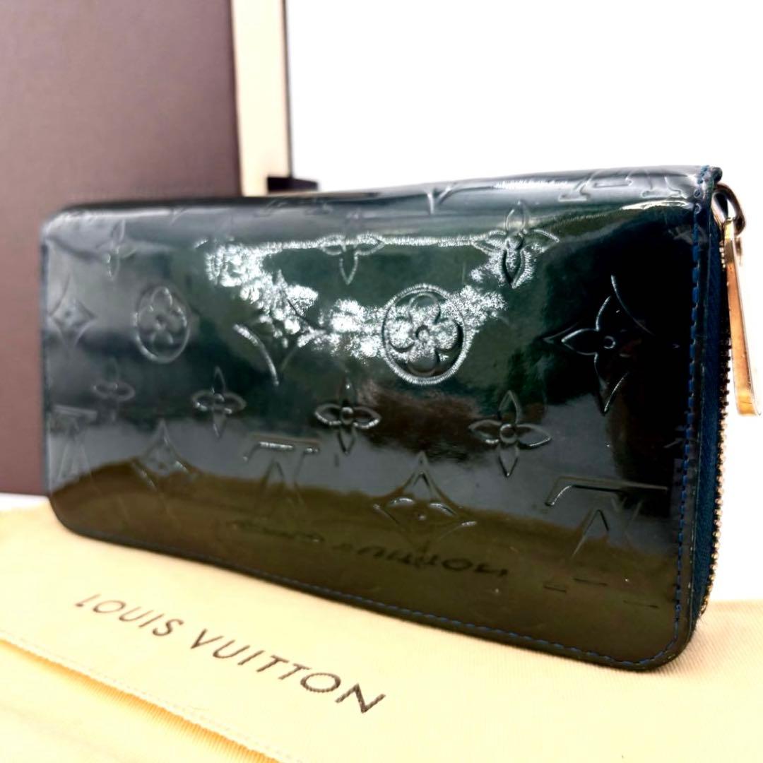 ルイ・ヴィトン M93722 ヴェルニ ジッピーウォレット ブルーニュイ 楽天市場】【財布】LOUIS VUITTON ルイ ヴィトン モノグラムヴェルニ