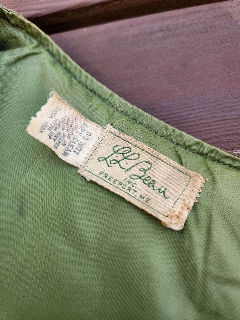 t*様 希少⭐ 60s L.L.Bean エルエルビーン カモ　ベスト　ヴィンテ