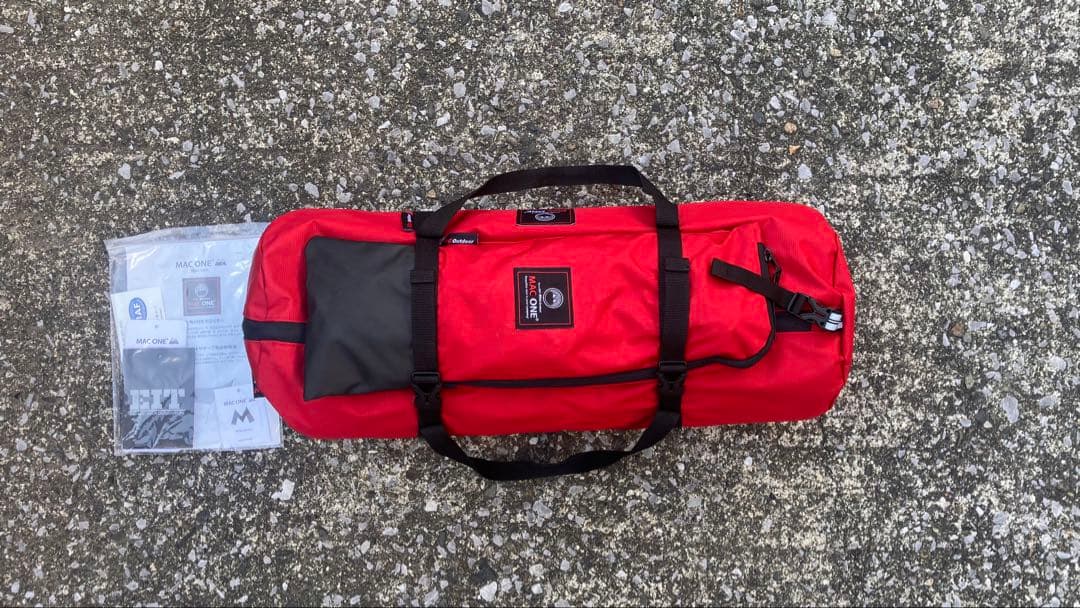 は*ま様 美品　Mac One マックワン ヘキサタープ レッド Lサイズ 40張り限定！ハイスペックなヘキサタープ『マックワンL』のレッド