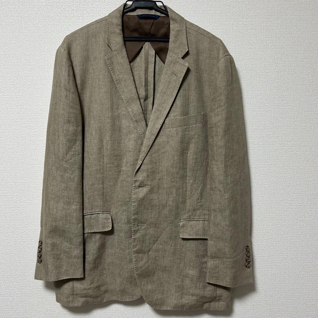 プ*ム様 ブルックスブラザーズ　現行テーラードジャケット リネン100% 44s ブルックスブラザーズ 現行テーラードジャケット リネン100% 44s