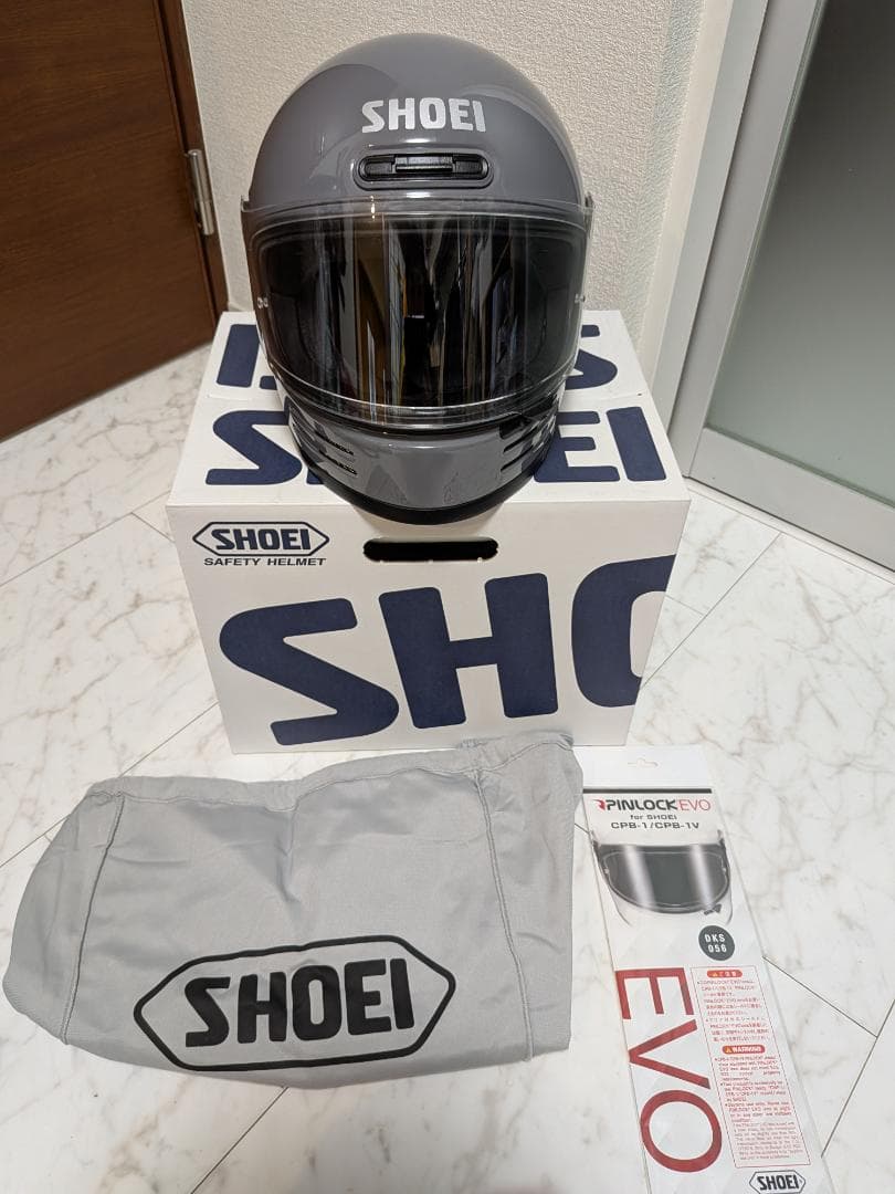SHOEI Glamster ショウエイ グラムスター バサルトグレー M 〓SHOEIヘルメット「Glamster バサルトグレー」 フィッティング