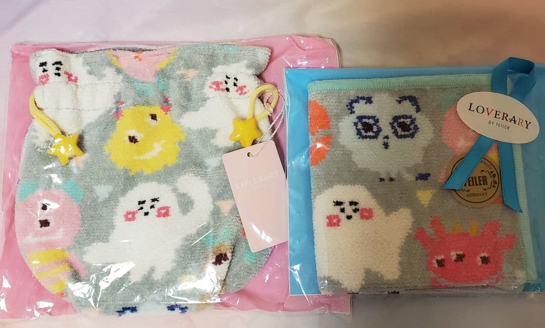ラブラリーバイフェイラー　シナぷしゅ　巾着&ハンカチセット FEILER MAGAZINE 詳細 | フェイラー(FEILER)オフィシャルブランドサイト