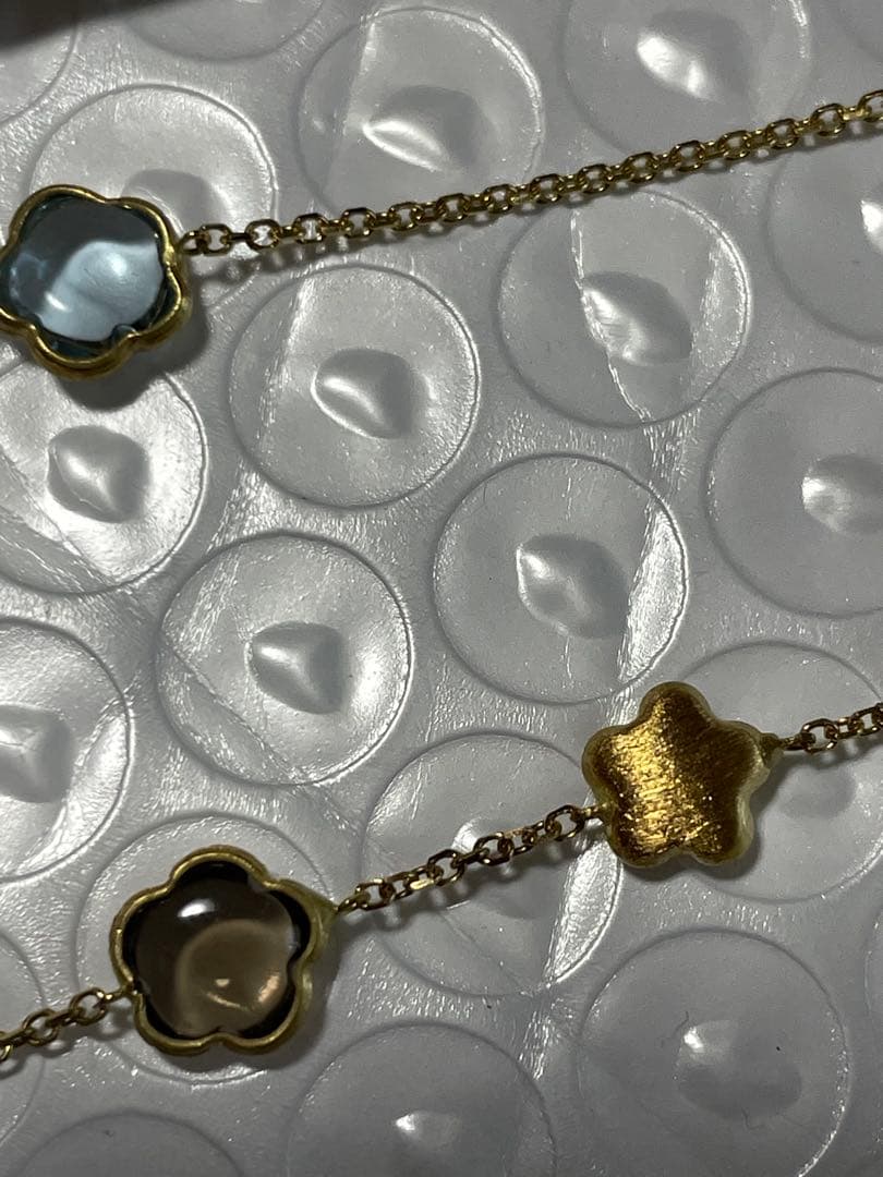 GSTV k18YGクリシュナfioriネックレス約42cm - メルカリ