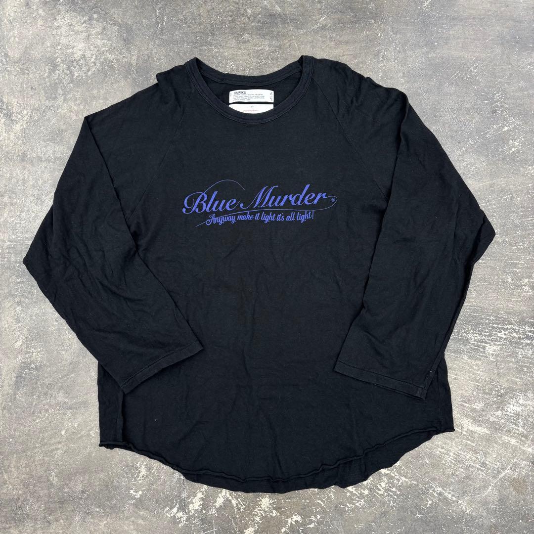 ダイリク DAIRIKU\"Tour\" Raglan Tee BLACK サイズL セール】DAIRIKU / ダイリク 'THE BAT' Tour Raglan Tee（Tシャツ