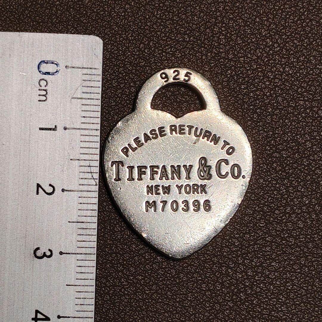 Tiffany & Co. 925シルバー ハート型タグ チャーム ティファニー