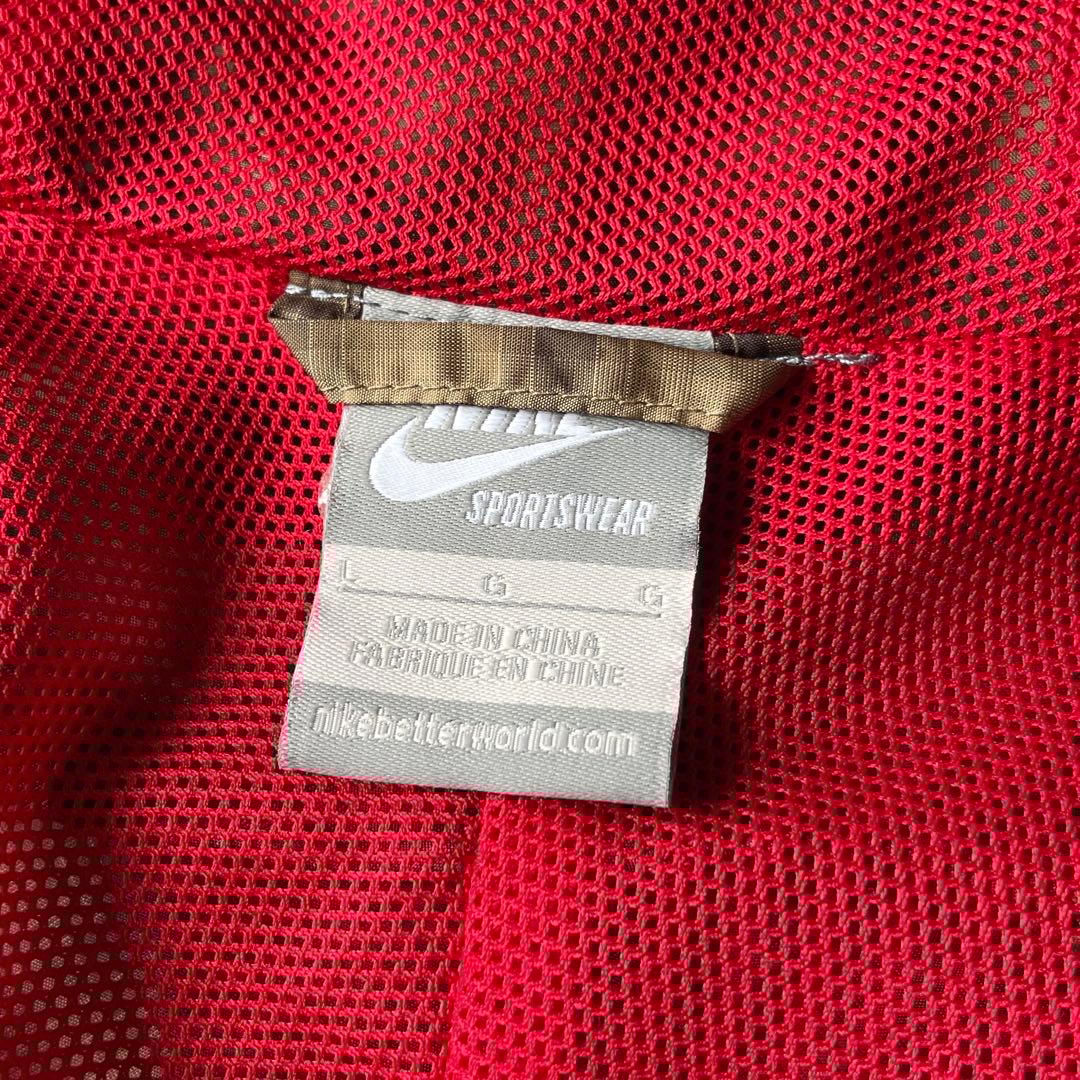 00s old nike check pattern shell jacket - メルカリ