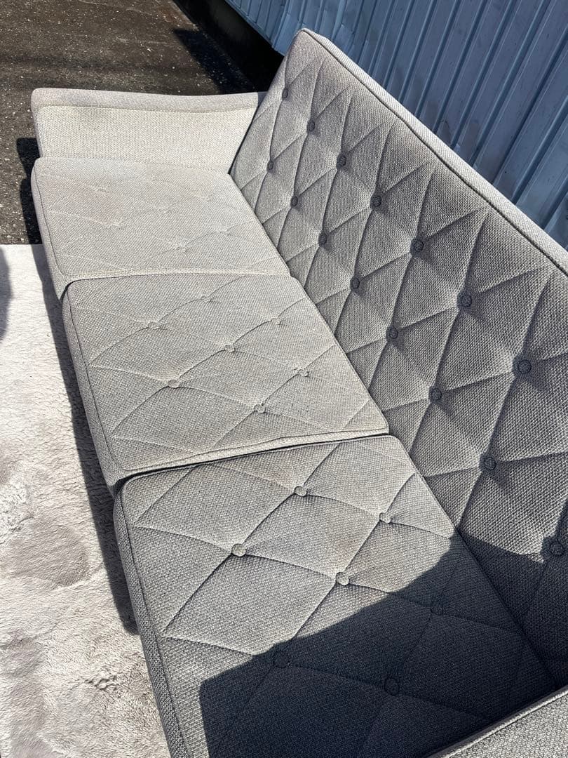 カリモク60 3P ロビーチェア ミストグレー中古品 - メルカリ