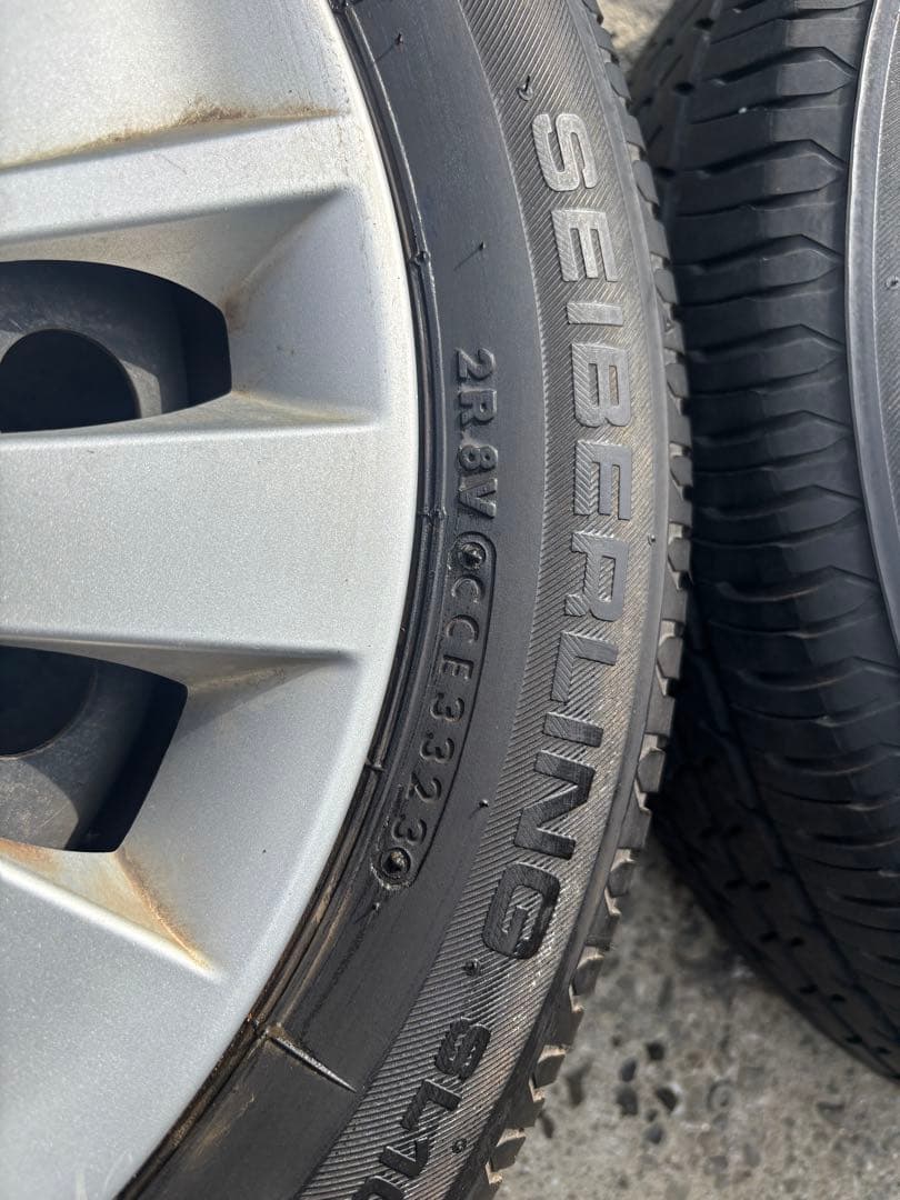 送料無料】14インチ4本 ブリヂストンタイヤ 2023年製 日産ホイル