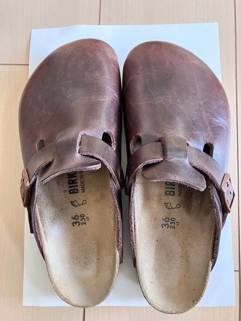 BIRKENSTOCK ブラウン サボサンダル 36
