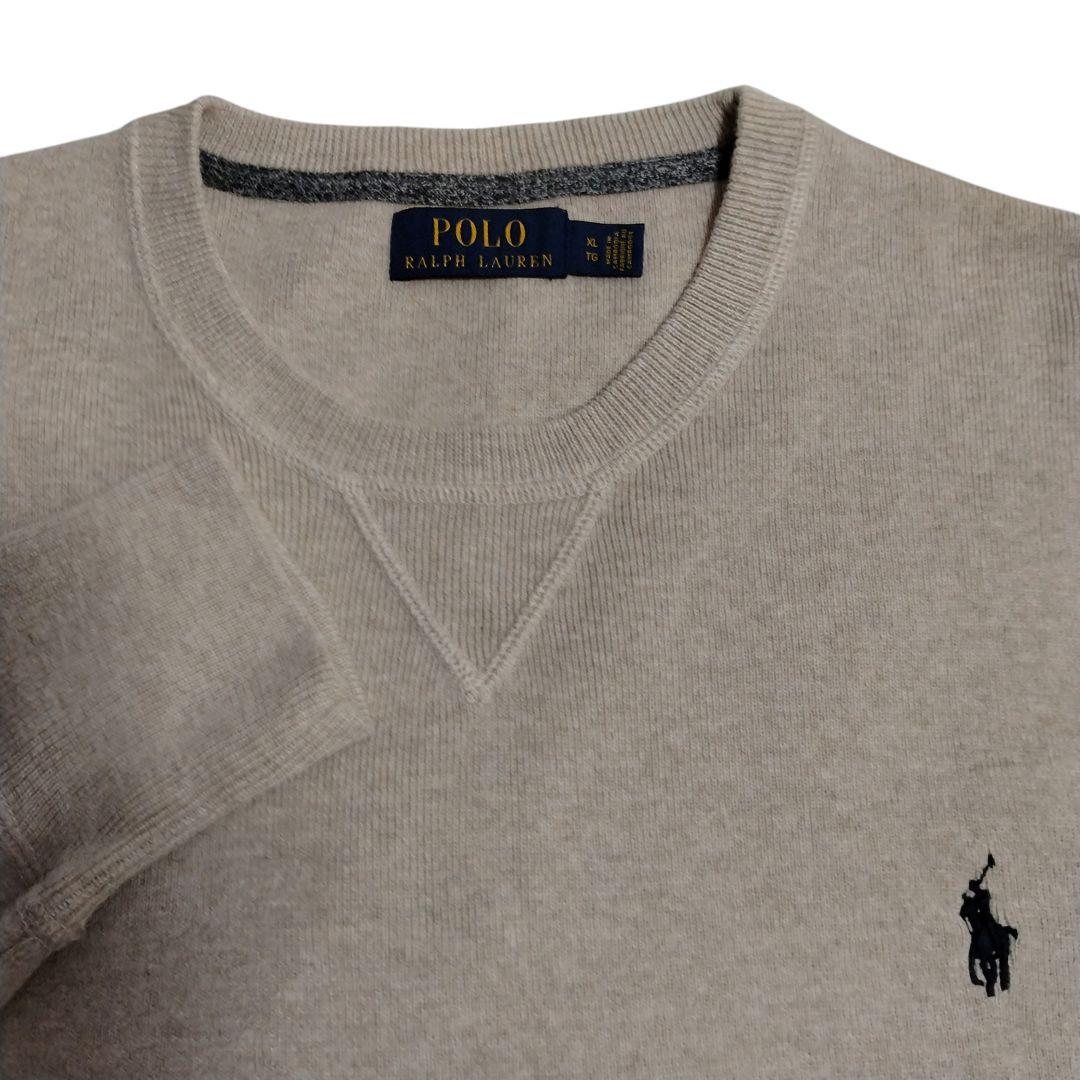 【Vガゼット 2XL】ポロ ラルフローレン スウェット トレーナー ロゴ刺繍 ポロ ラルフローレン トレーナー スウェット 刺繍ロゴ S 短丈 V