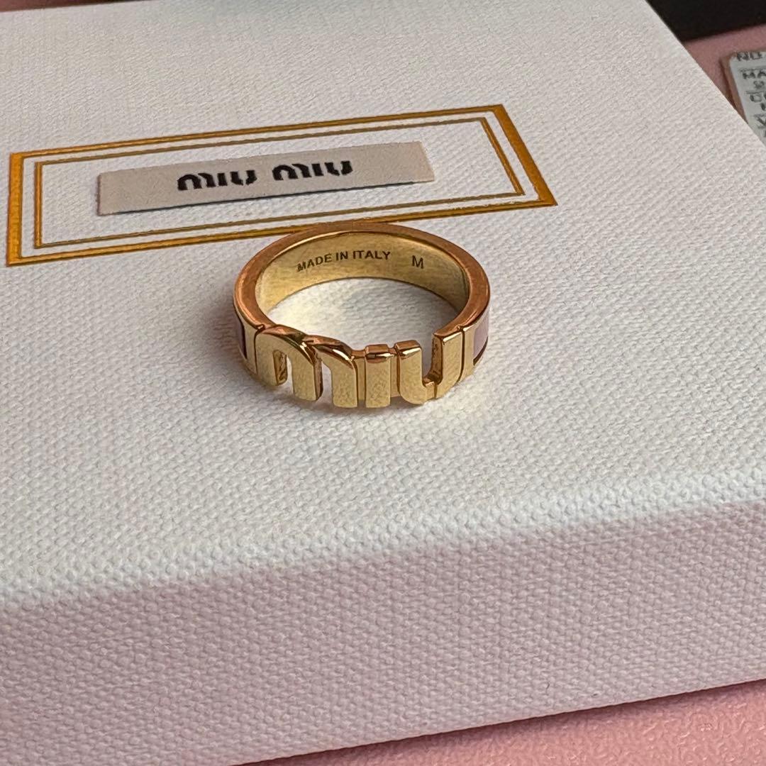 miumiu リング ピンク 指輪 ピンク 楽天市場】MIUMIU ミュウミュウ リング 5IA001 2F7U レディース 指輪