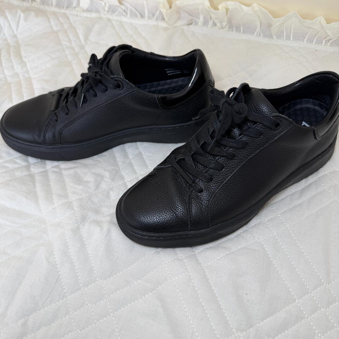 DEVICE１NERO AOURE 黒レザースニーカー（26.5cm）