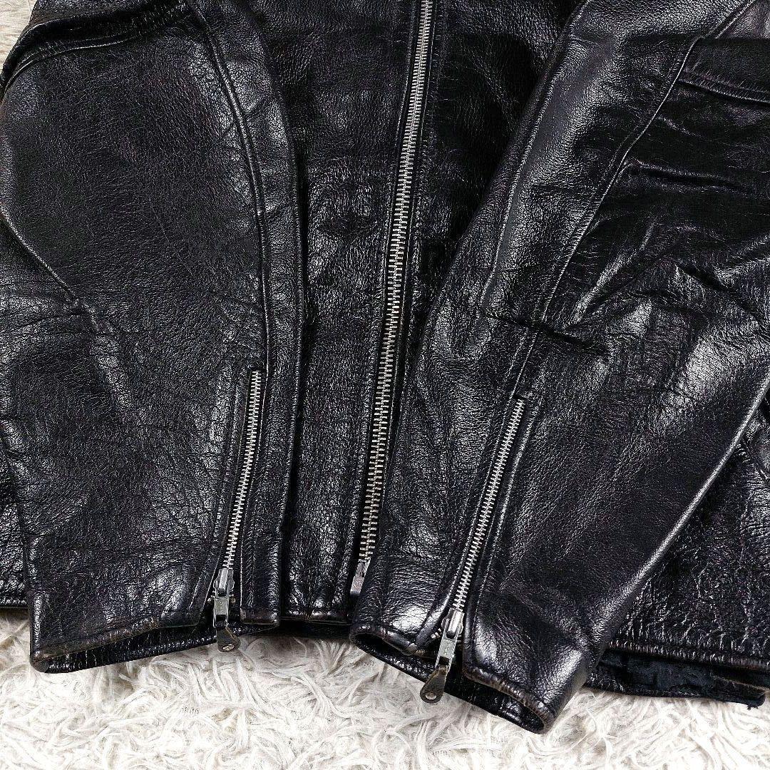 短丈 y2k archive 本革 シングルレザーライダース 90~00s 50 - メルカリ