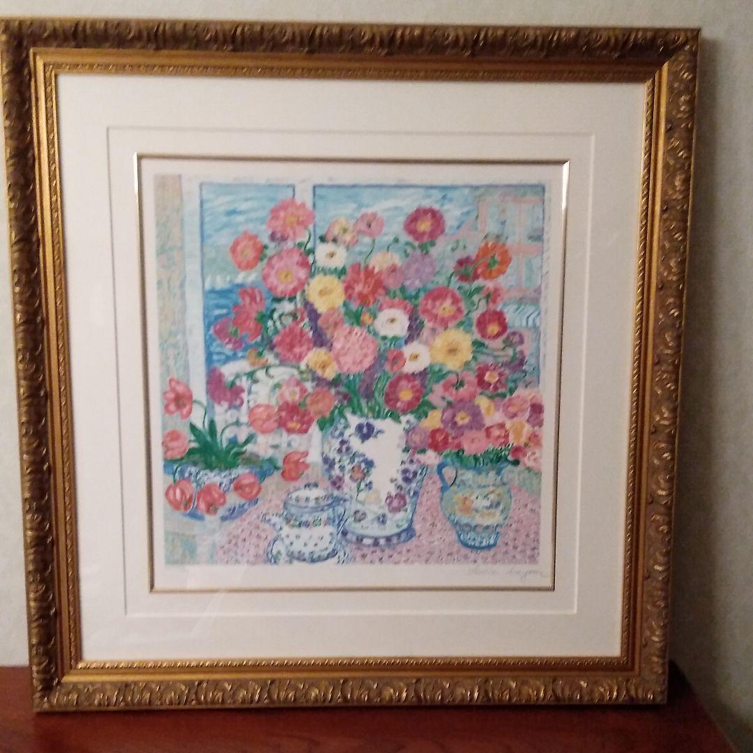 レスリー・セイヤー LESLIE SAYOUR 版画 シルクスクリーン 送料込み