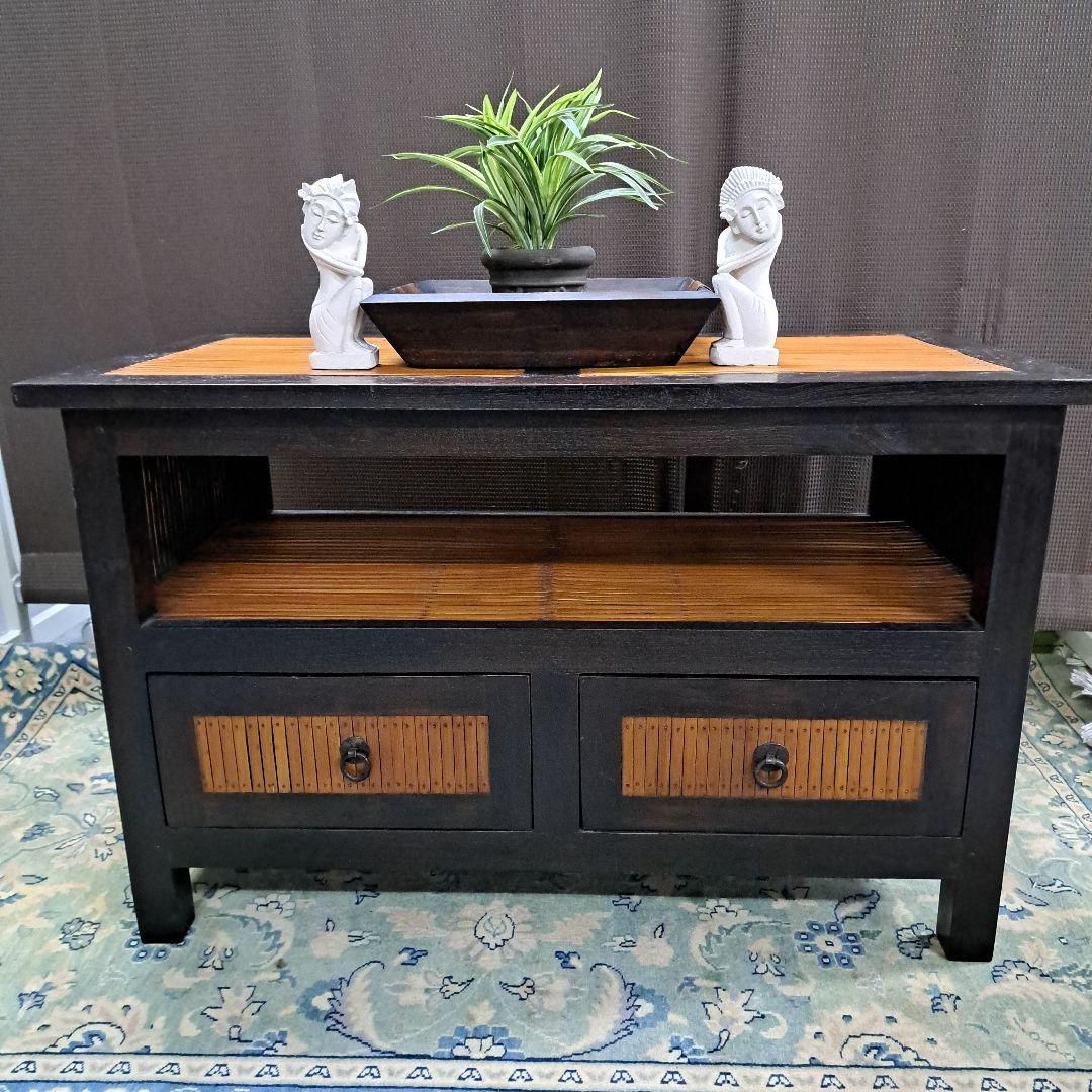 ♡アジアンバンブーテレビボード　サイドボード♡ 楽天市場】【当店がデザインバリ島で製作シンプルなデザインの
