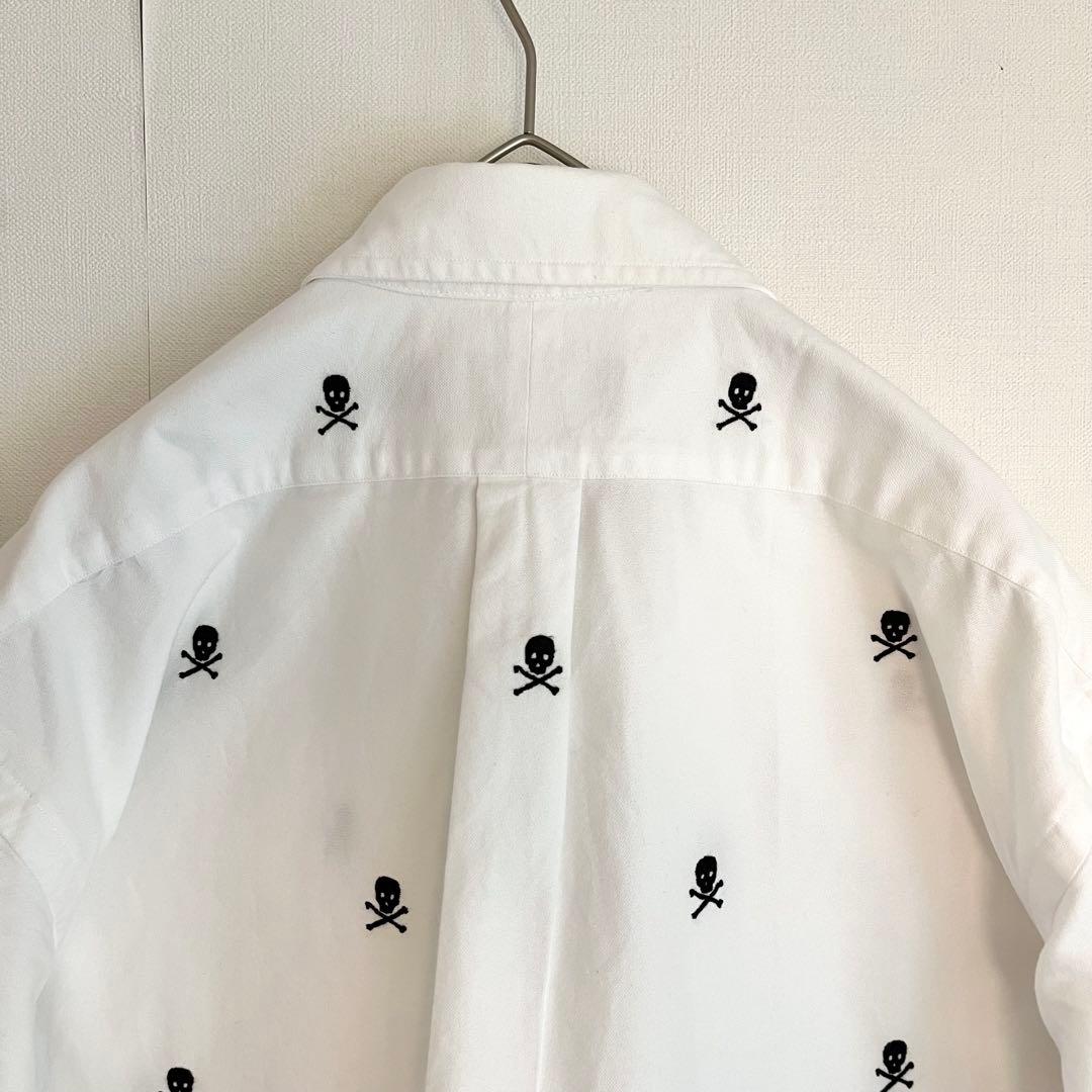 超レア☆未使用に近い】ラルフローレンスカル刺繍ボタンダウンシャツ