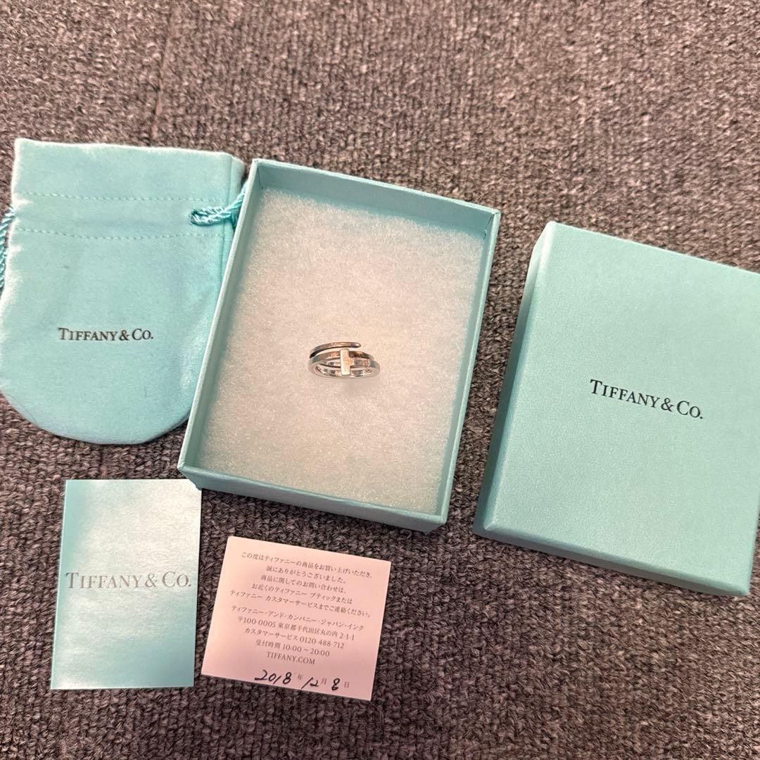 ティファニー Tスクエア ラップリング シルバー925 約9号 TIFFANY＆Co.】ティファニー『SILVER Tスクエア ラップ リング』9号 1