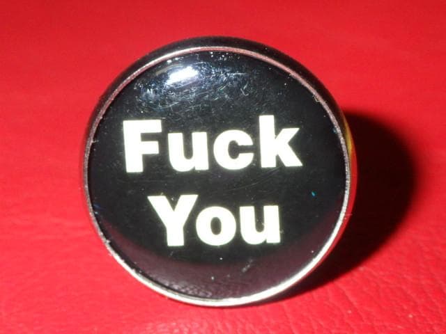 90’S★FUCK YOU★トイリング★16号★ビンテージ★指輪★くたばれ 90'S☆FUCK YOU☆トイリング☆16号☆ビンテージ☆指輪☆くたばれ