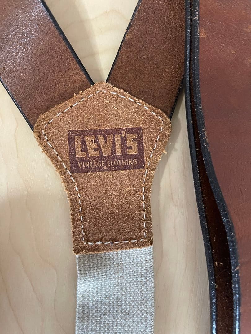 まき様専用】リーバイス LVC サスペンダー ベルト レザー - メルカリ