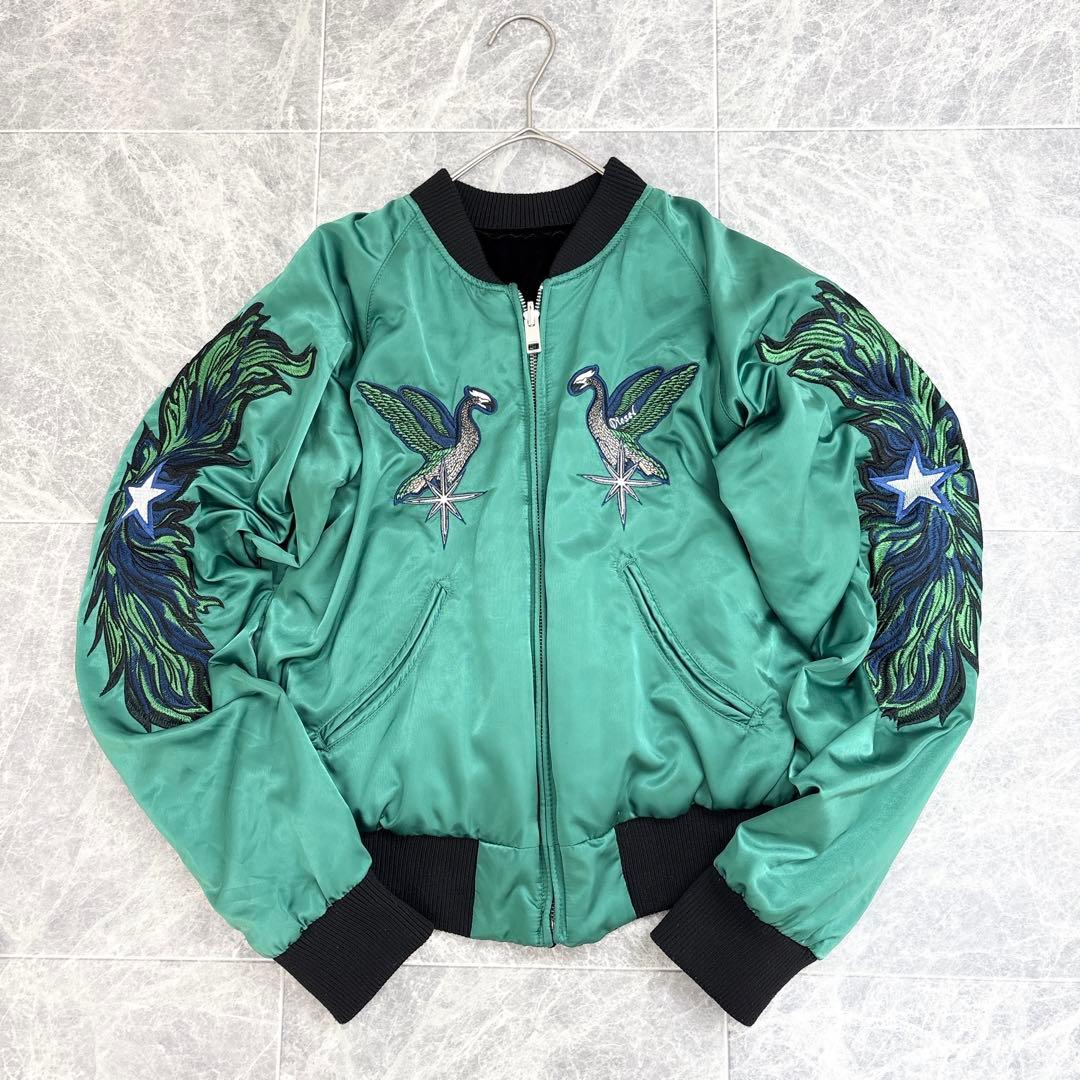 ☆希少☆DIESEL ディーゼル スカジャン リバーシブル ベロア 刺繍 S ☆希少☆DIESEL ディーゼル スカジャン リバーシブル ベロア 刺繍 S