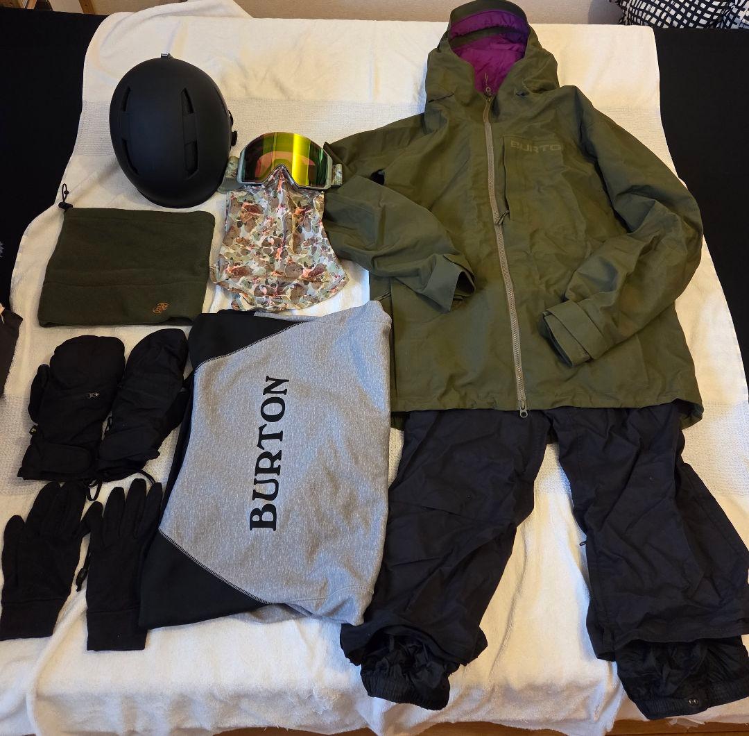 スノーボード ウェア＋ゴーグル＋ヘルム他 BURTON ANON ウェアセット BURTON（バートン） 25-26 ANON アノン スキー&スノーボードゴーグル