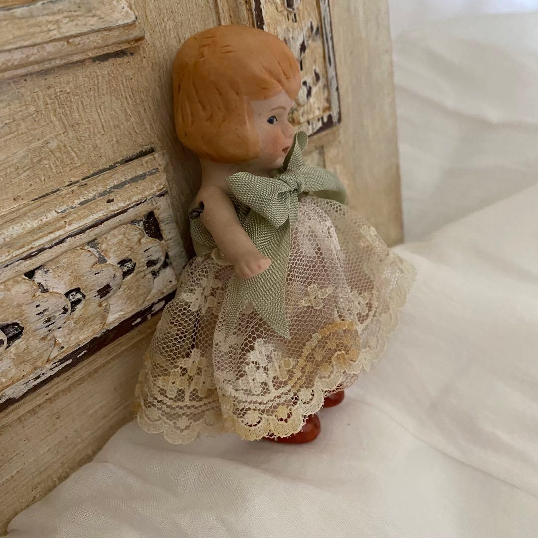 アンティークミニョネット ビスクドール - メルカリ