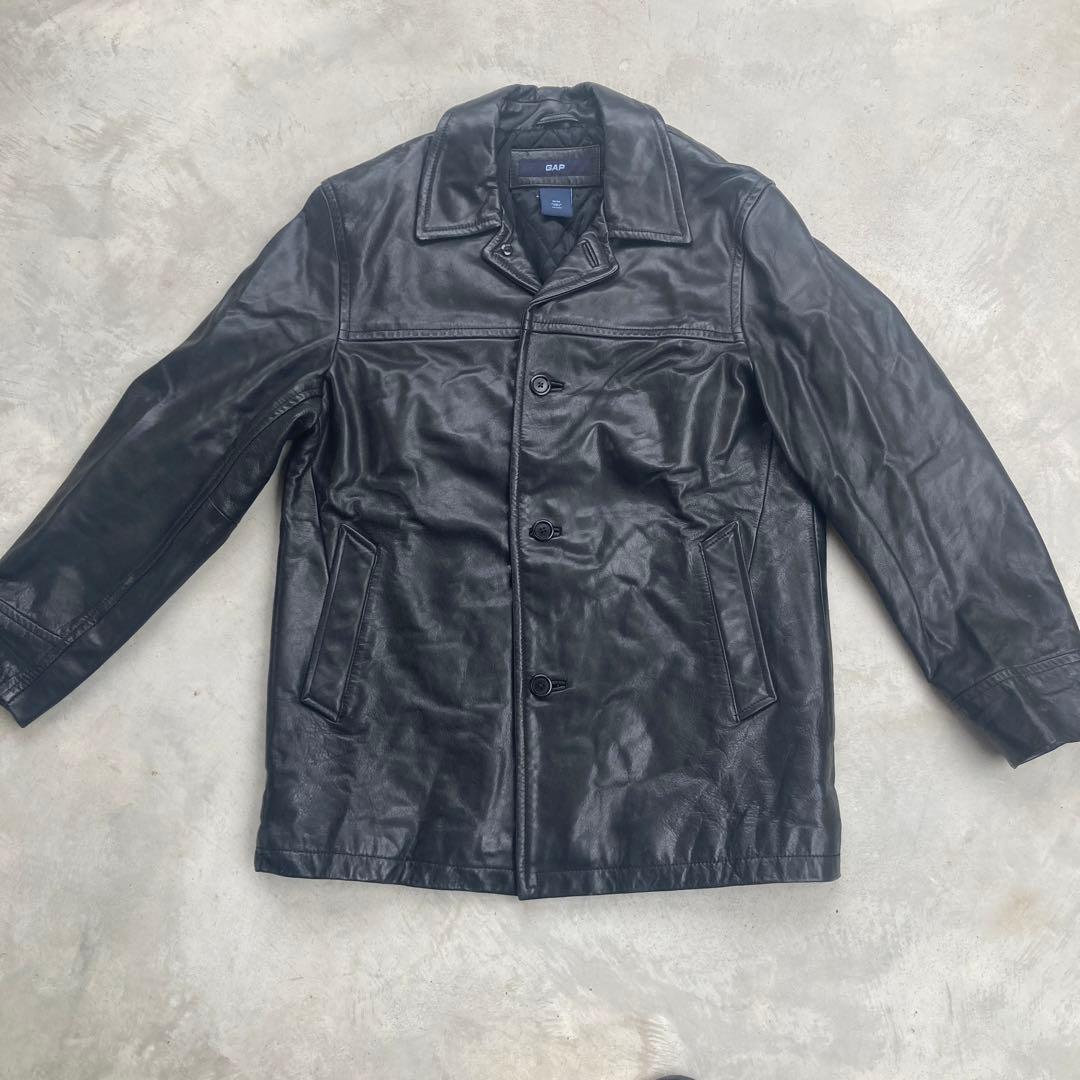 本日限定 OLD GAP レザージャケット レザー カーコート 野村訓市着用