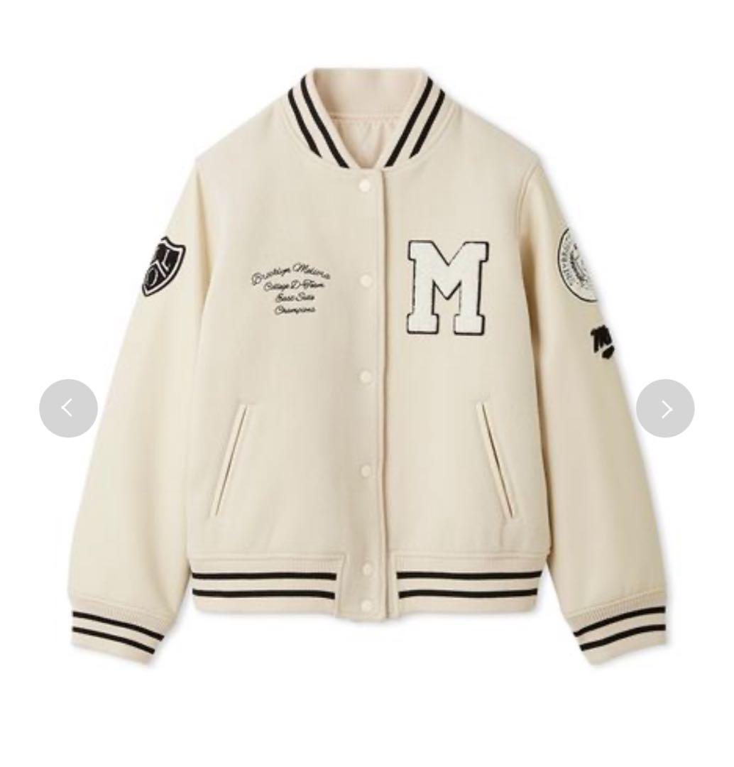 milaowen ワッペンスタジアムジャンバー ワッペンスタジアムジャンバー(ブルゾン)｜アウター｜Mila Owen（ミラ