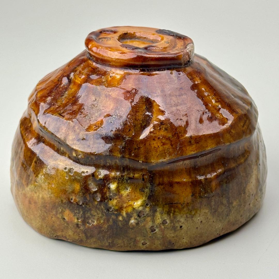 江戸時代 嵯峨焼 楽茶碗 嵐山 茶道具 共箱 骨董品 アンティーク - メルカリ