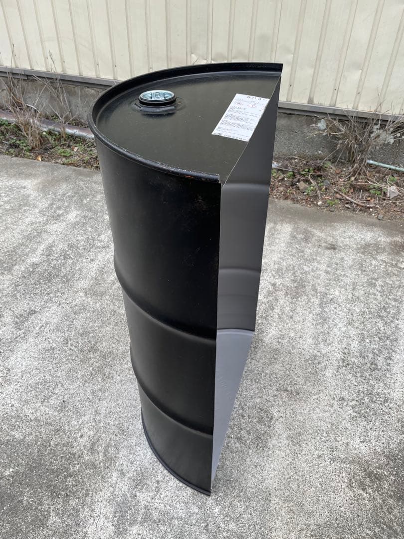 ドラム缶 半切り 縦半分 無加工 - メルカリ